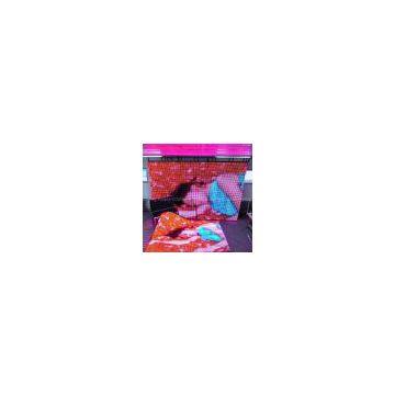 flexible curtain display