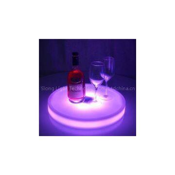 Square Or Round Fruit Bar Tray LED Ice Bucket