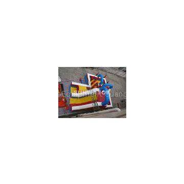 Well Tailed Flame Retardant PVC Tarpaulin Outdoor Blow Up Obstacle Course With CE / UL
