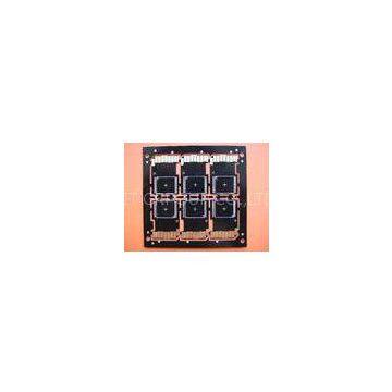 Copper Base 2 Layer FR4 Double Sided PCB Board / Black SD Card Rigid PCB