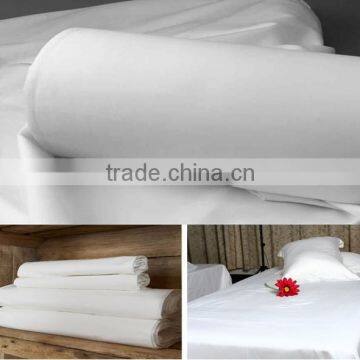 wholesale alibaba 100% cotton white satin stripe fabric for bed sheet in roll