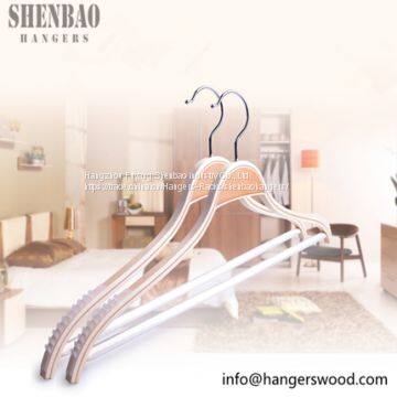 Plywood Cloth Hanger for Garment Boutique Laminated Wooden Hanger photo-3