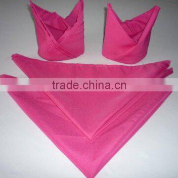 polyester dining napkins 100% spun polyester napkins