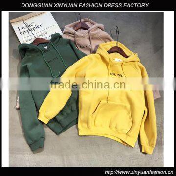 Oem Ladies Clothes Casual Pullover Hoodies Coats,Custom Fleece Fashion Embroidery Hoodies For Ladies