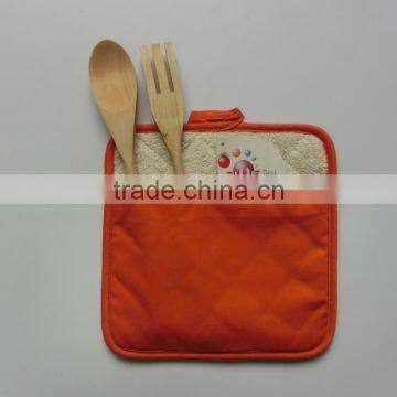 Good quality heat resistance pocket pot holder in cotton