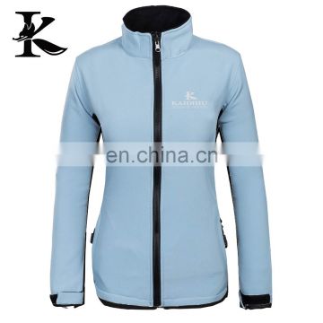 2016 New Design Polyester Bonded Polar Fleece Jcaket Women Softshell Jacket