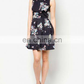 CHEFON Cut Out Back Pleated Unique Evening Dresses photo-4