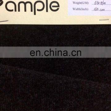 wool strip fabric brushed