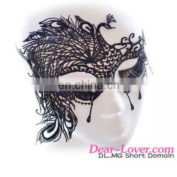 Aichun Beauty Black Peacock Lace Masks Masquerade Sex Party Mask