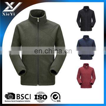 High quality Warm polar fleece jacket, softshell polar fleece jacket with customize embroidery logo