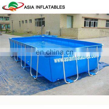 Inflatable Square Swimming Pool for adult/ Frame swimming pool for backyard