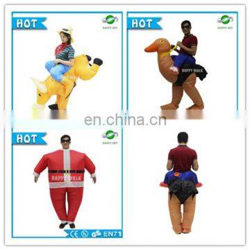 2017 hot fancy inflatable costume , cartoon inflatable adult costume ,funny costume for sale