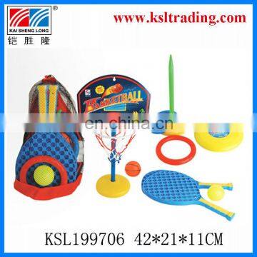 4 in 1 sport toy for childre kids plastic toy sport assembled