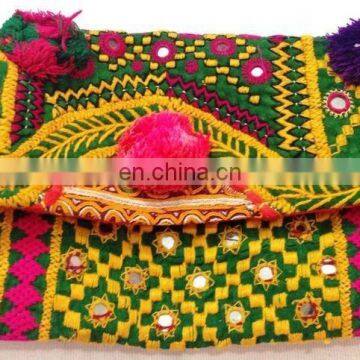 Ladies Fashionable evening party vintage clutch- Banjara clutch bag