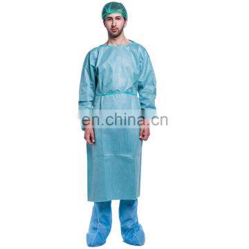 Wholesale standard 45gsm SMS disposable surgical gown