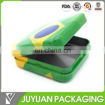 Square Plastic Empty Tin Can for Candy/tin Can for Food Canning