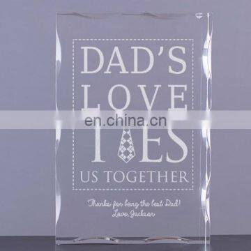 Engraved Love Established Acrylic Keepsake,Paperweight Keepsake Stands photo-2