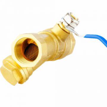 ML-2034 Y Type Long Handle Brass Filter Ball Valve photo-2