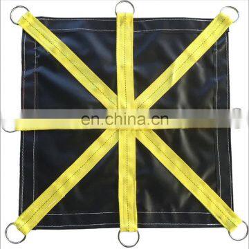 Heavy duty construction snow lifting tarpaulin removal tarp