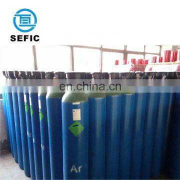 China Supplier Industrial 50L Argon Gas Cylinder With Tulip Cap For Protection