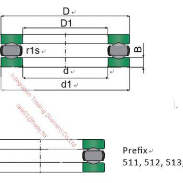 51128 M 51228 M 51130 M 51230 M 51330 M 51430 M 51132 M 51232 M 52232M 62332M 52234M, Single Double Row Thrust Ball Bearings photo-2