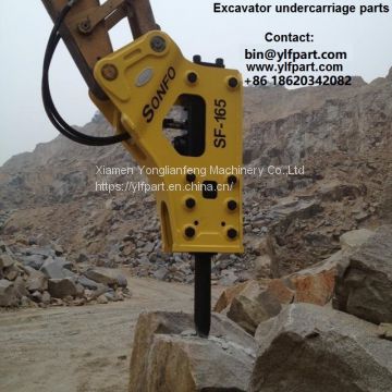 New wheel excavator attachment sooson drill machine hydraulic hammer rock breaker price