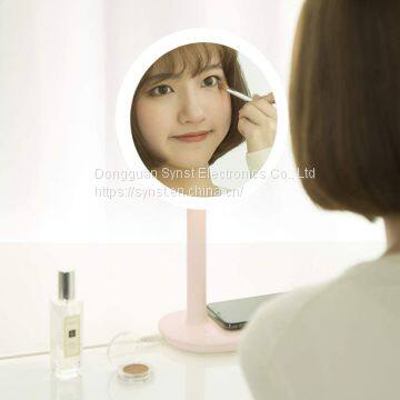 Wireless Fast Charger LED Makeup Mirror With Table Lamp photo-2