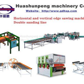 Roller Type Automatic Vertical and Horizontal Edge Saw Cutting Machine With PLC Custom photo-2