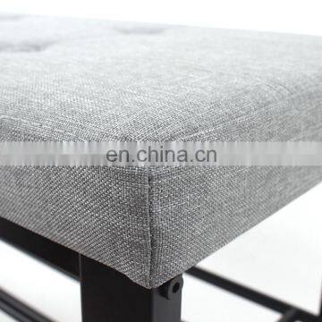 Customized Multi Design Storage Metal Shoe Rack Fabric Foldable Storage Chair Saving Place in Doorway photo-3