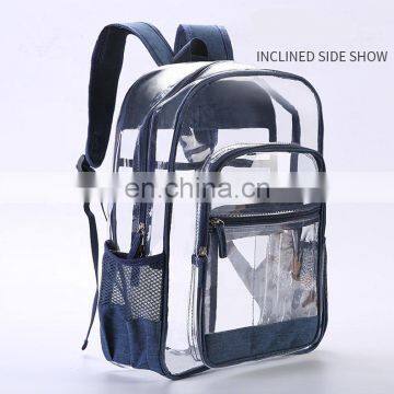 New Cold Resistant Transparent Waterproof PVC Backpacks Beach Clear Backpack photo-4