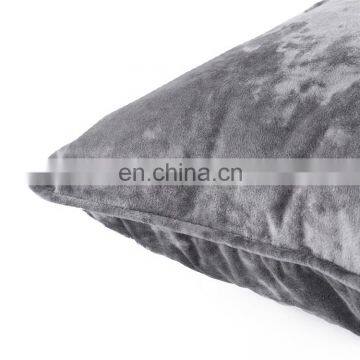 Promotion Factory Price Provide Home Decor Crushed Velvet Silver Pillows Cushion In Stock photo-2