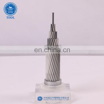 High voltage bare aluminum overhead AAC / AAAC / ACSR / acar / ACCC cable