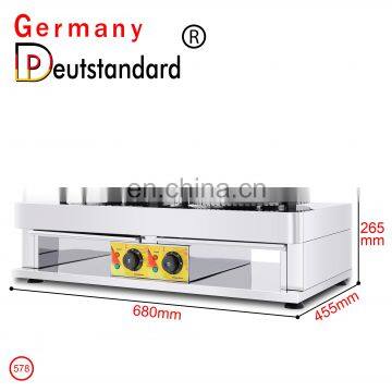 Double Head Crepe Pancake Maker Pancake Machine Two Head Crepe Machine