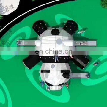 Panda Theme Outdoor Slide;outdoor Play Climbing for Sale photo-2