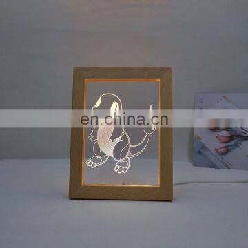 3D Print Creative Novelty Rechargeable Night Light Night Light Table Lamp Portable Led Night Light photo-2