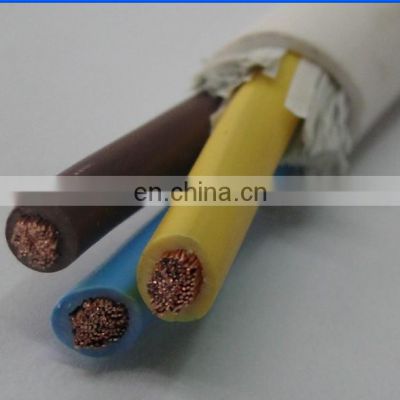 China high quality H05VV-F Flexible PVC Insulated 3x6mm2 Power Cable