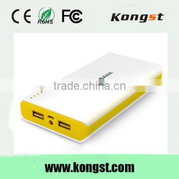 Original For Xiaomi 10400mah Power Bank With Led Light