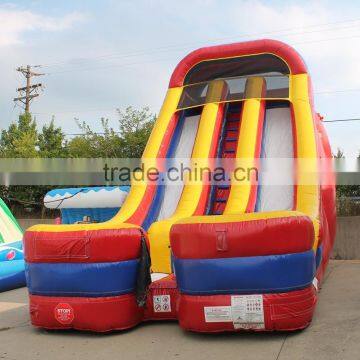 2016 outdoor dual slide inflatable slide