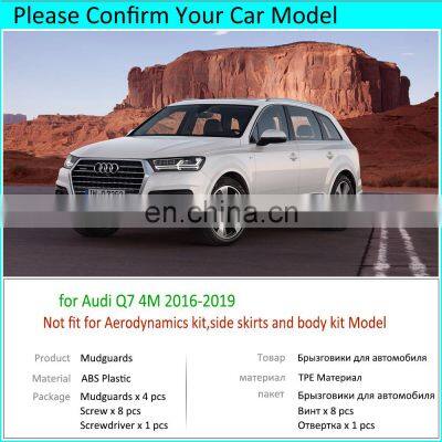 4PCS for Audi Q7 4M 2016 2017 2018 2019 Mudguards Mudflaps Fender Guards Splash Mud Flaps Guard Front Rear Wheel Car Accessories photo-2