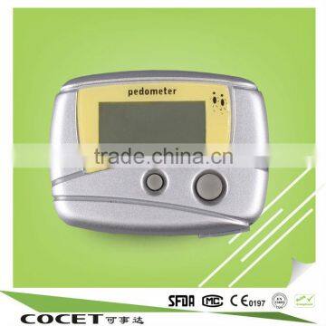 COCET cheap clear view digital pedometer for sale