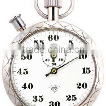 Stainless Mechanical Stopwatch, Stainless stop watch with different designs