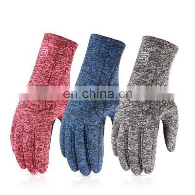 Hot Selling Different Styles Unisex Windproof Full Half Finger Warm Logo Custom Winter Touch Screen Gloves