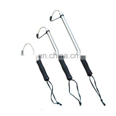 New product  Aluminum Telescopic  Fishing Gaff Hook in Stainless Steel Hook