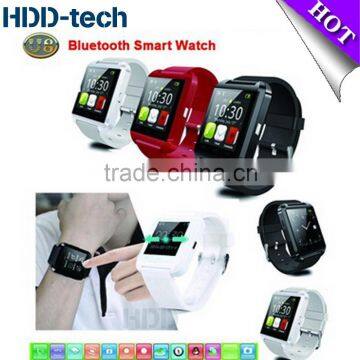 2014 portable wrist u8 m26 bluetooth smart watch bluetooth watch wholesale wrist watch