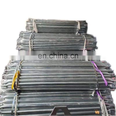 Steel Pipe Processing Service Galvanized end flat tube Q235