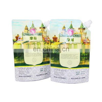 Factory Supply Attractive Price Spout Pouch Food Storage Bags Wholesale high quality plastic water bag spout pouch