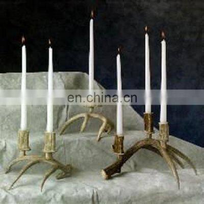 deer horns metal new candle holder