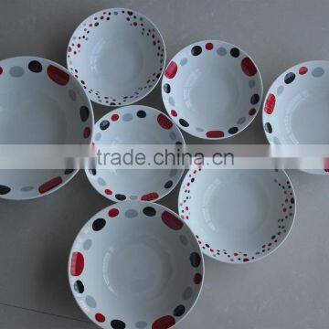 ceramic salad bowl with different size