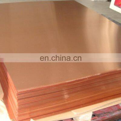 Factory Copper Plate Copper Sheet Copper alloy plate TU2 pure