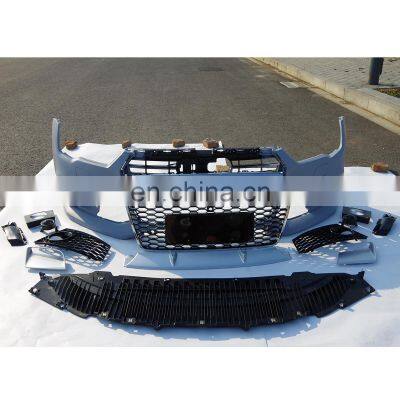 Body Kit for Audi A7 C7 C7.5 C7PA 2016-2018 Year Modified to RS7 Front Bumper Assembly and Rear Diffuser photo-4